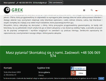 Tablet Screenshot of grek.pl